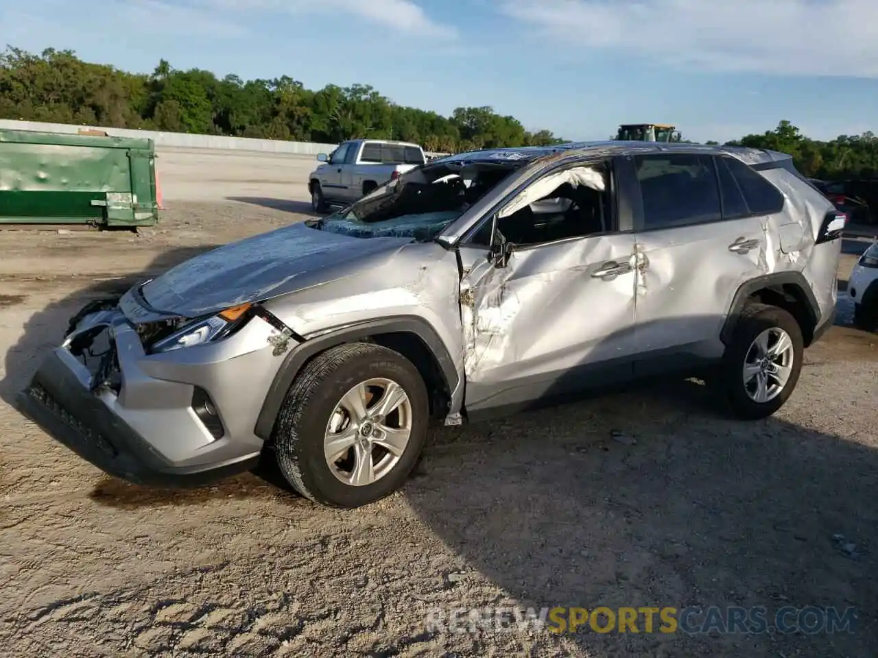 1 Photograph of a damaged car 2T3W1RFV5MC163311 TOYOTA RAV4 2021