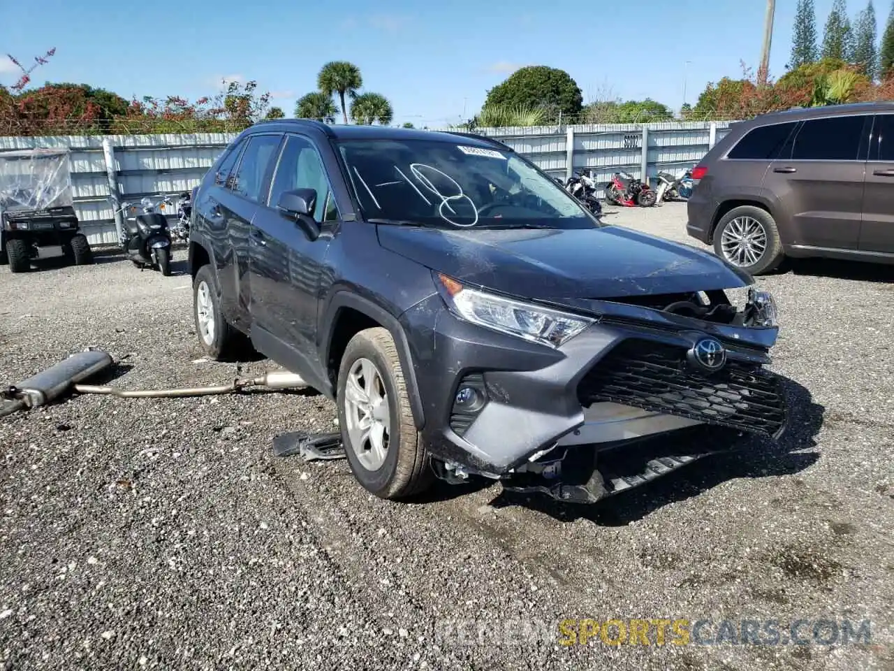 1 Фотография поврежденного автомобиля 2T3W1RFV5MC165057 TOYOTA RAV4 2021