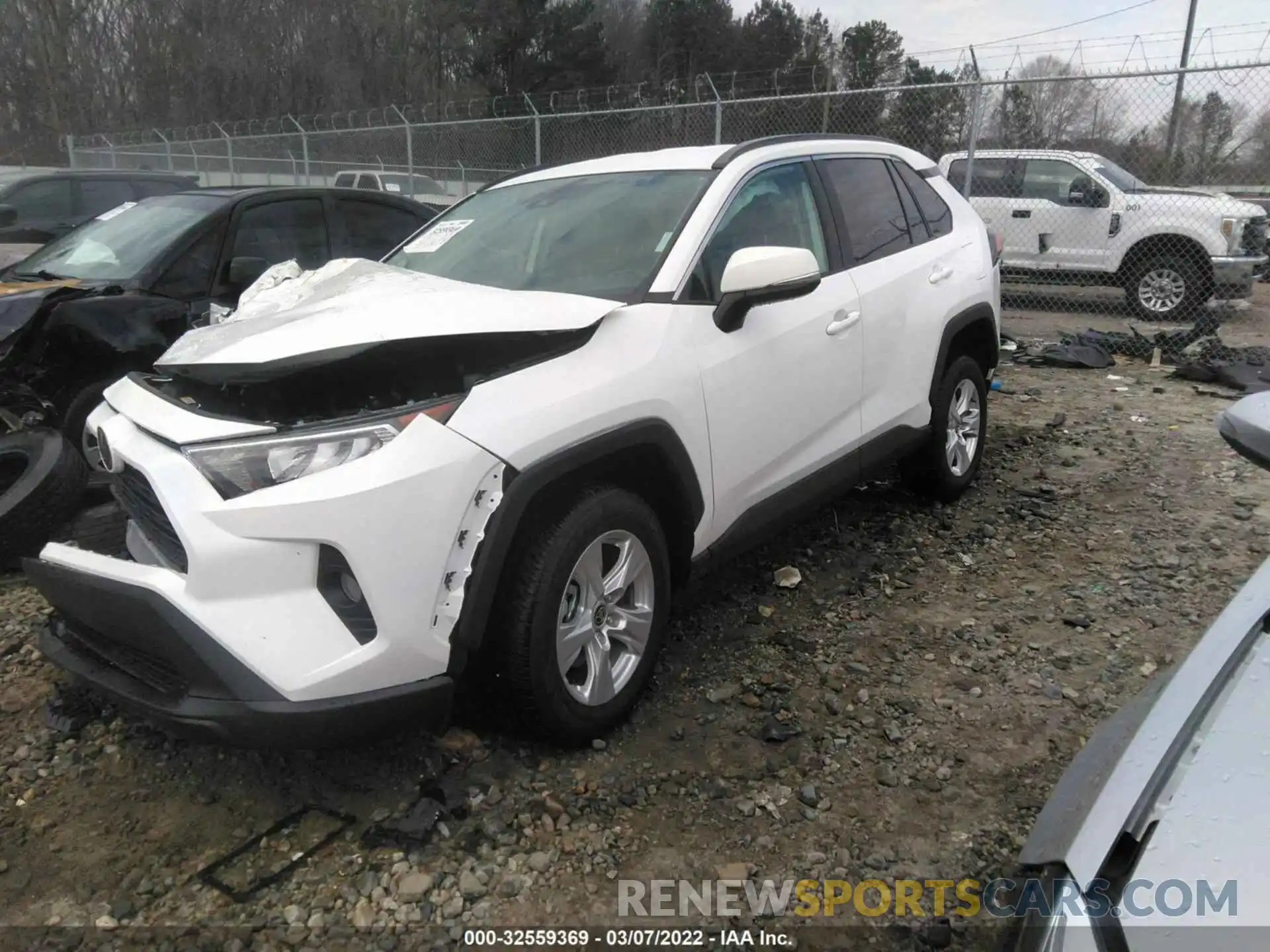 2 Photograph of a damaged car 2T3W1RFV5MC168718 TOYOTA RAV4 2021