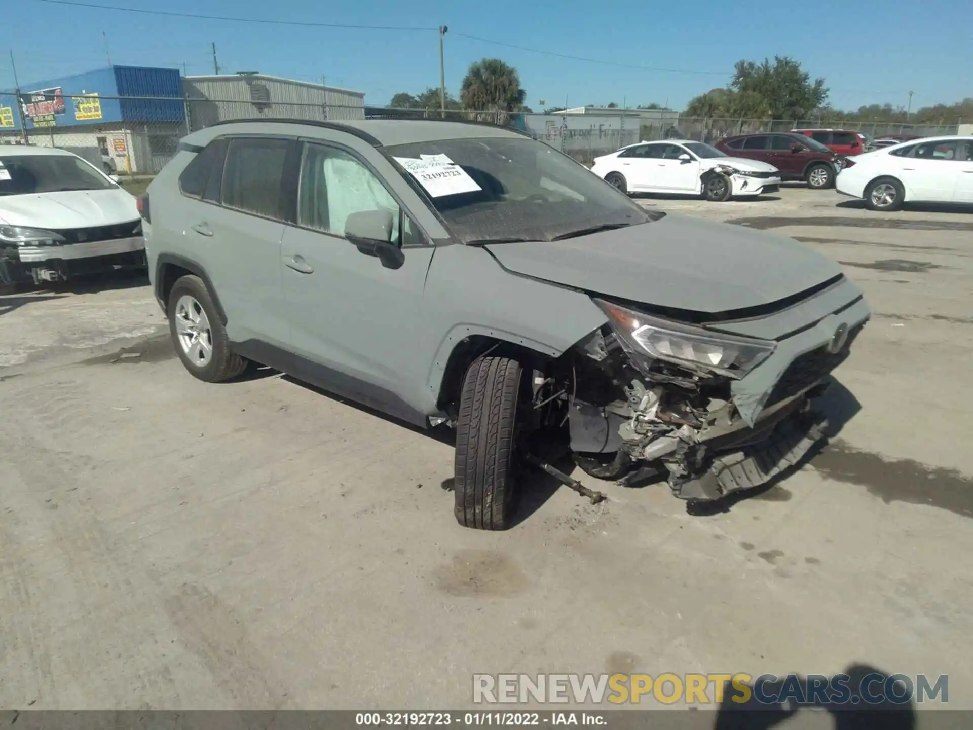 1 Photograph of a damaged car 2T3W1RFV5MW106136 TOYOTA RAV4 2021