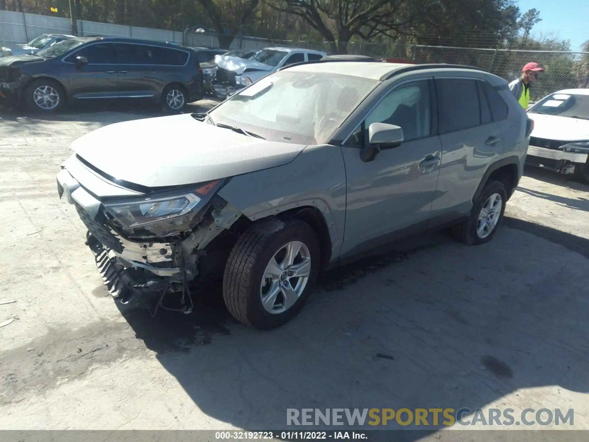 2 Photograph of a damaged car 2T3W1RFV5MW106136 TOYOTA RAV4 2021