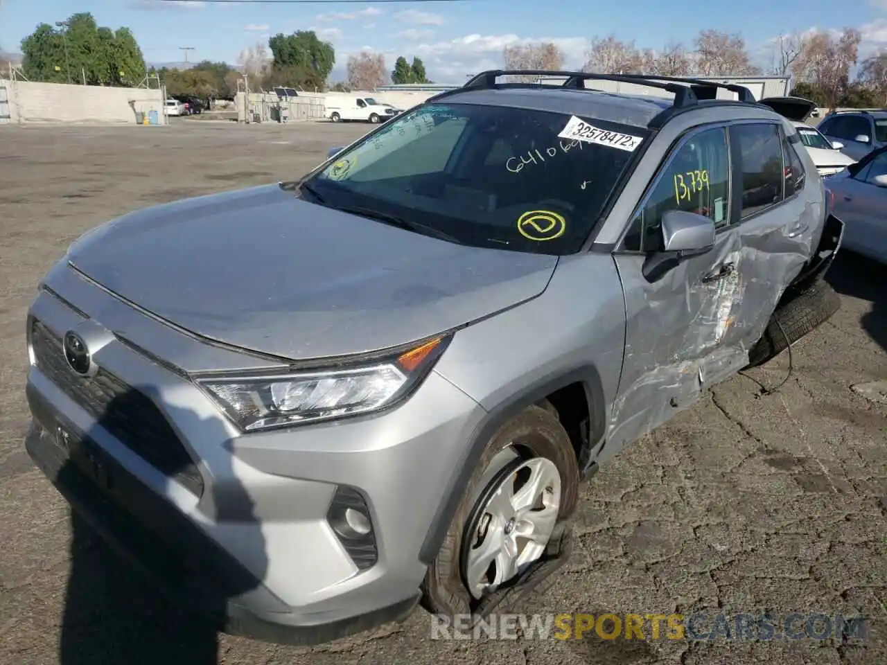 2 Photograph of a damaged car 2T3W1RFV5MW109201 TOYOTA RAV4 2021