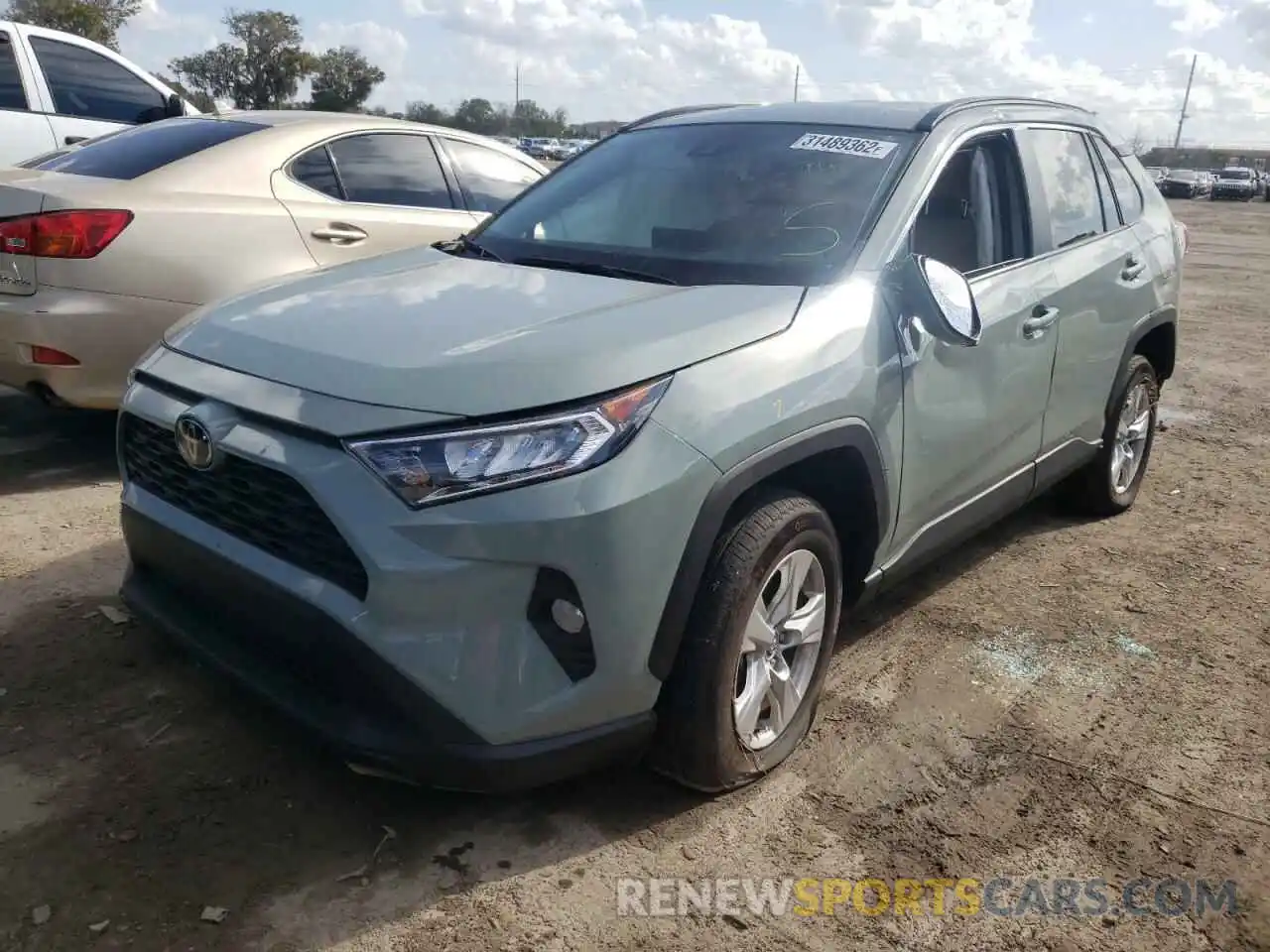 2 Photograph of a damaged car 2T3W1RFV5MW122899 TOYOTA RAV4 2021