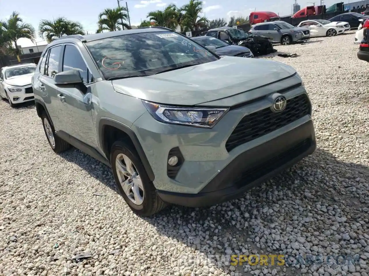 1 Фотография поврежденного автомобиля 2T3W1RFV5MW128377 TOYOTA RAV4 2021