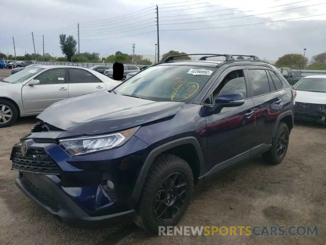 2 Photograph of a damaged car 2T3W1RFV5MW131036 TOYOTA RAV4 2021