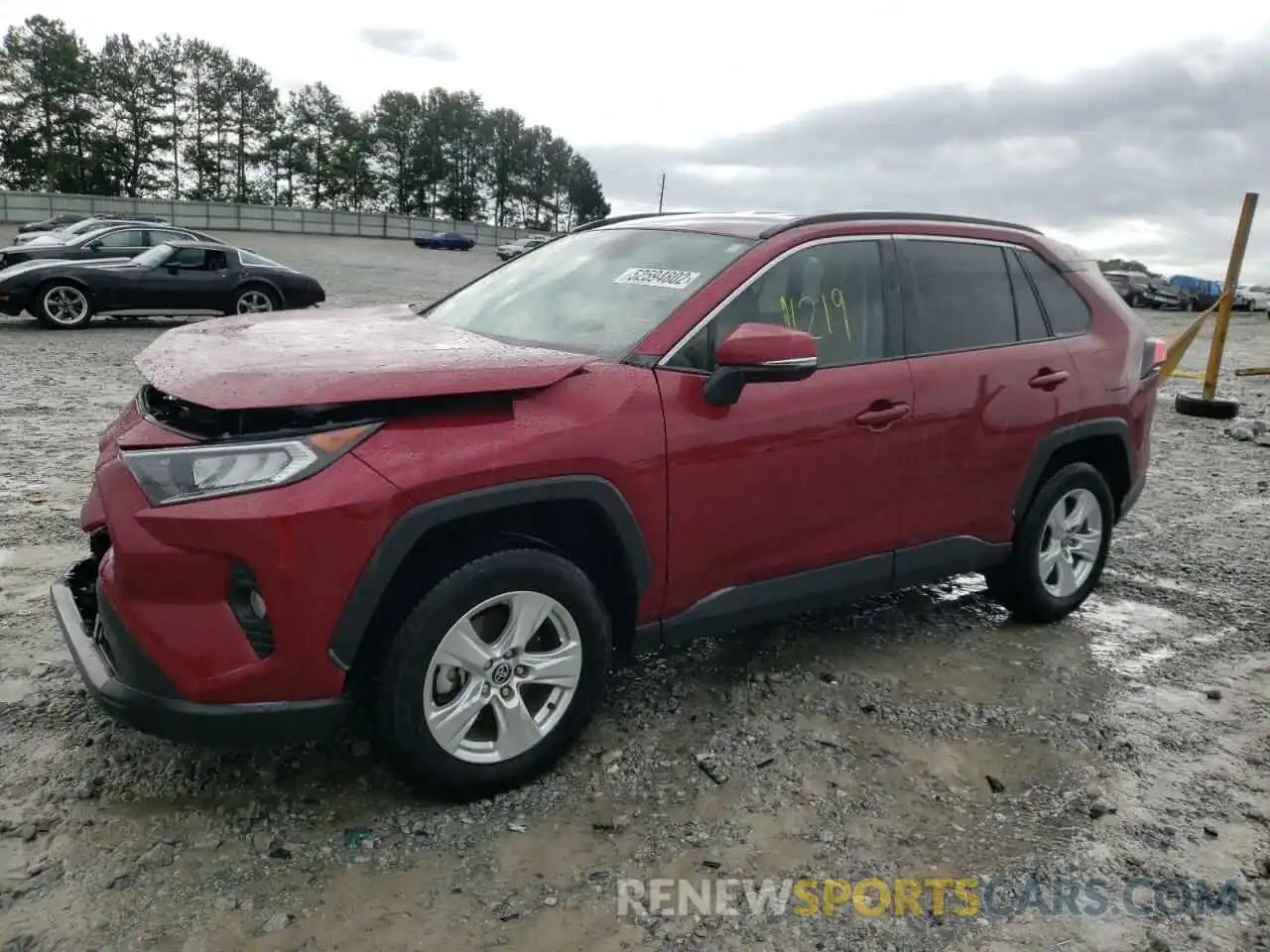 2 Photograph of a damaged car 2T3W1RFV5MW141744 TOYOTA RAV4 2021