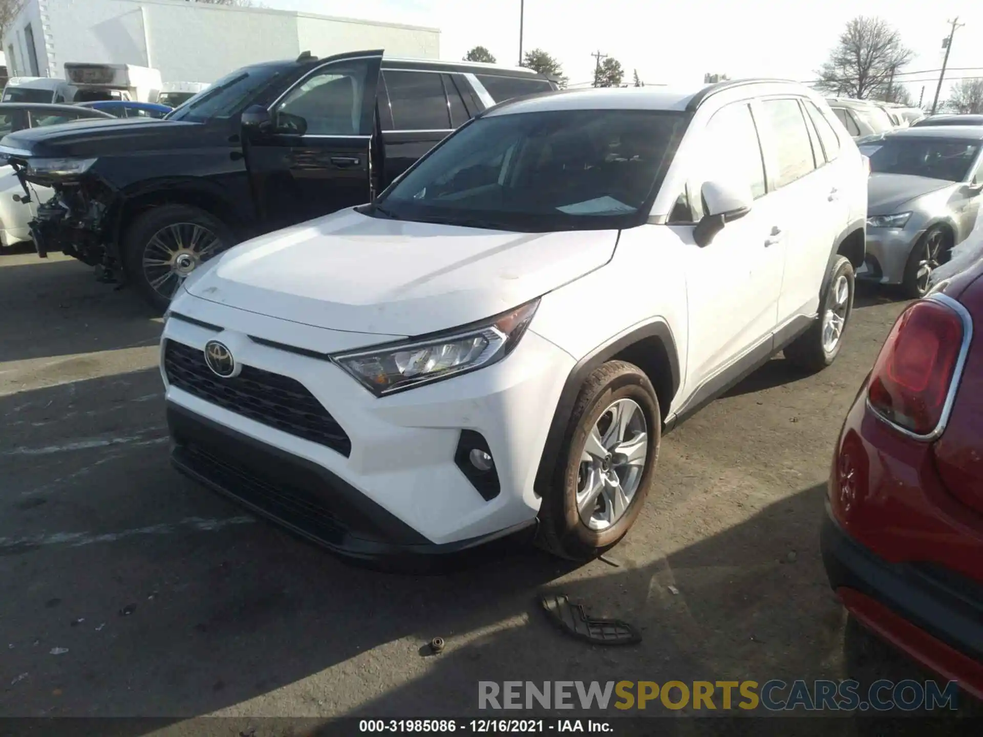 2 Photograph of a damaged car 2T3W1RFV5MW142957 TOYOTA RAV4 2021