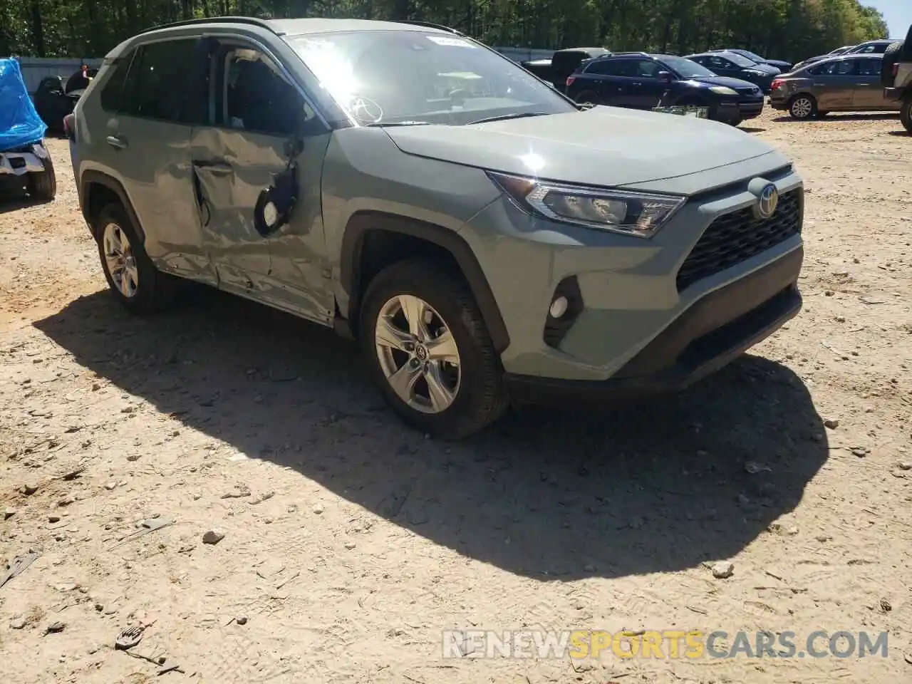 1 Photograph of a damaged car 2T3W1RFV5MW145843 TOYOTA RAV4 2021