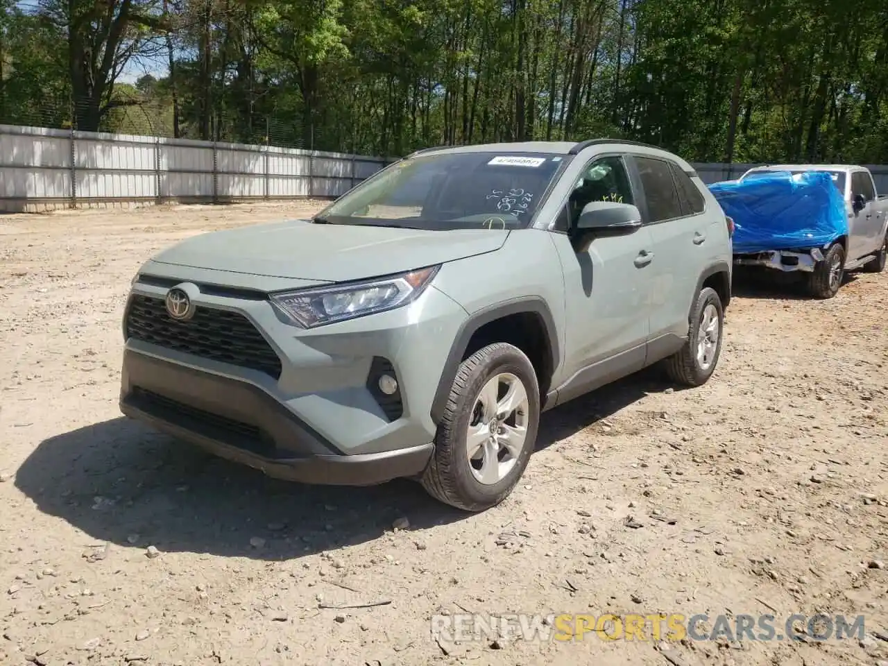 2 Photograph of a damaged car 2T3W1RFV5MW145843 TOYOTA RAV4 2021