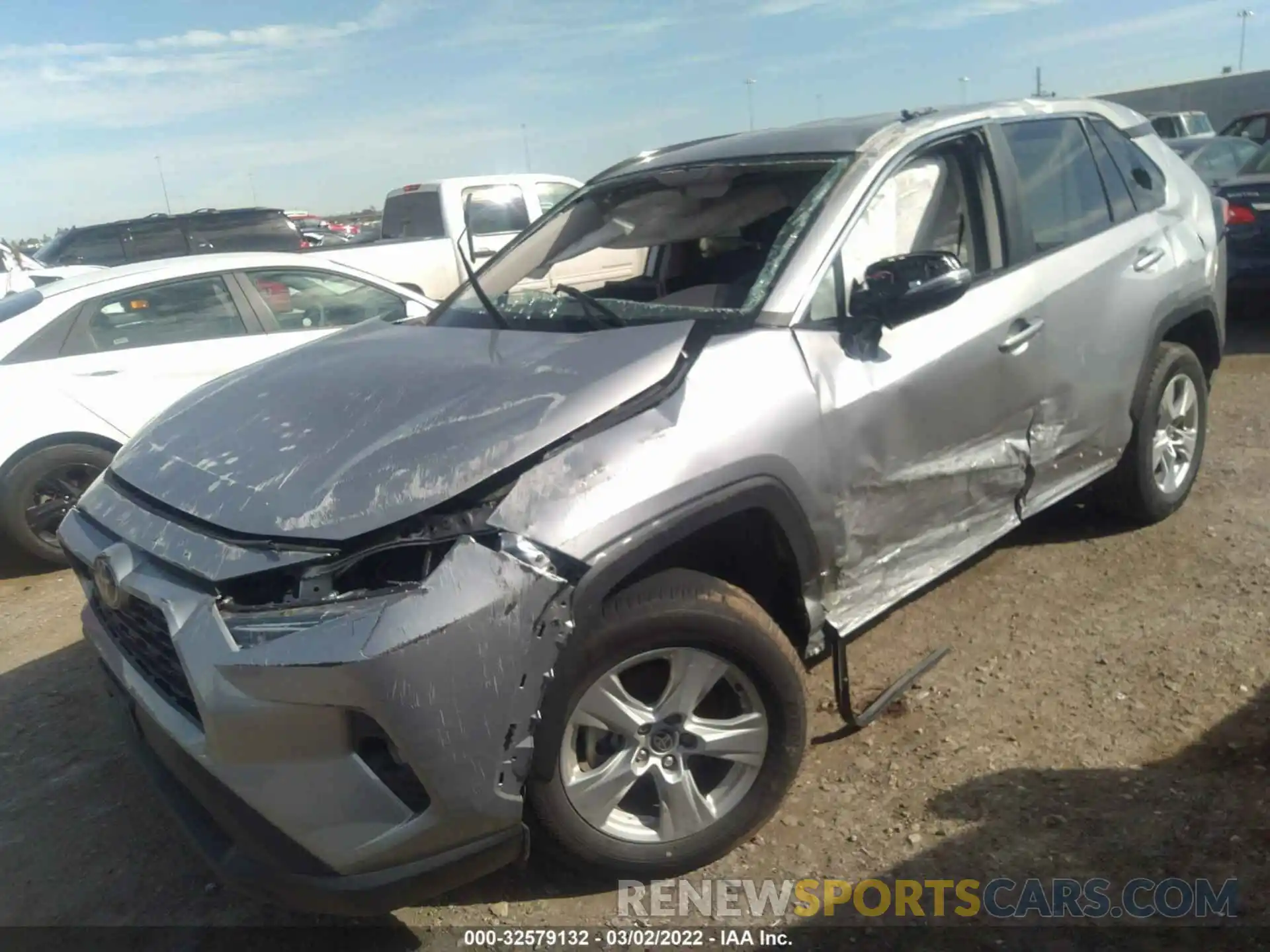 2 Photograph of a damaged car 2T3W1RFV5MW148189 TOYOTA RAV4 2021