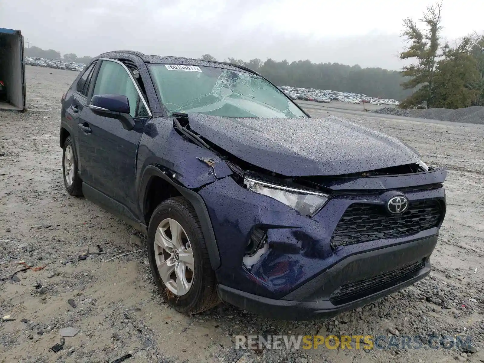 1 Photograph of a damaged car 2T3W1RFV5MW154445 TOYOTA RAV4 2021