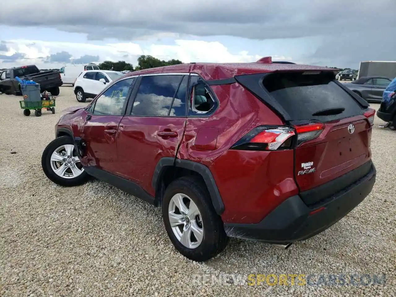 3 Photograph of a damaged car 2T3W1RFV5MW154896 TOYOTA RAV4 2021