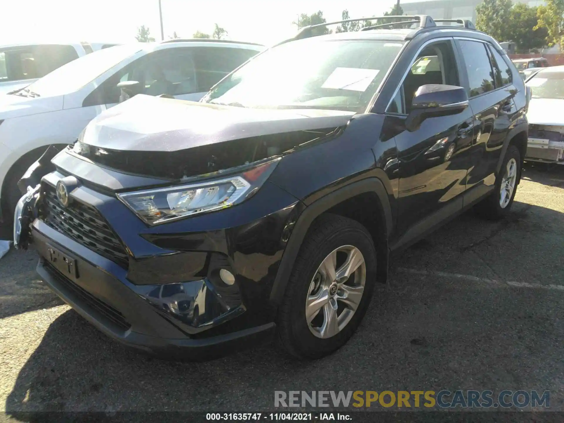 2 Photograph of a damaged car 2T3W1RFV5MW156003 TOYOTA RAV4 2021