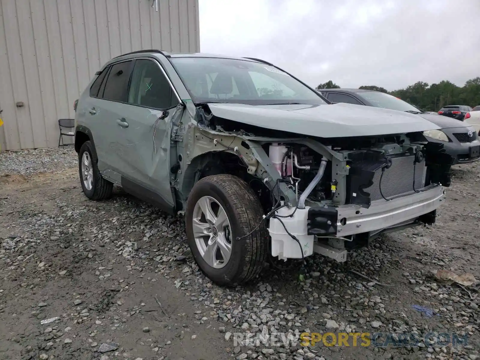 1 Photograph of a damaged car 2T3W1RFV5MW160553 TOYOTA RAV4 2021