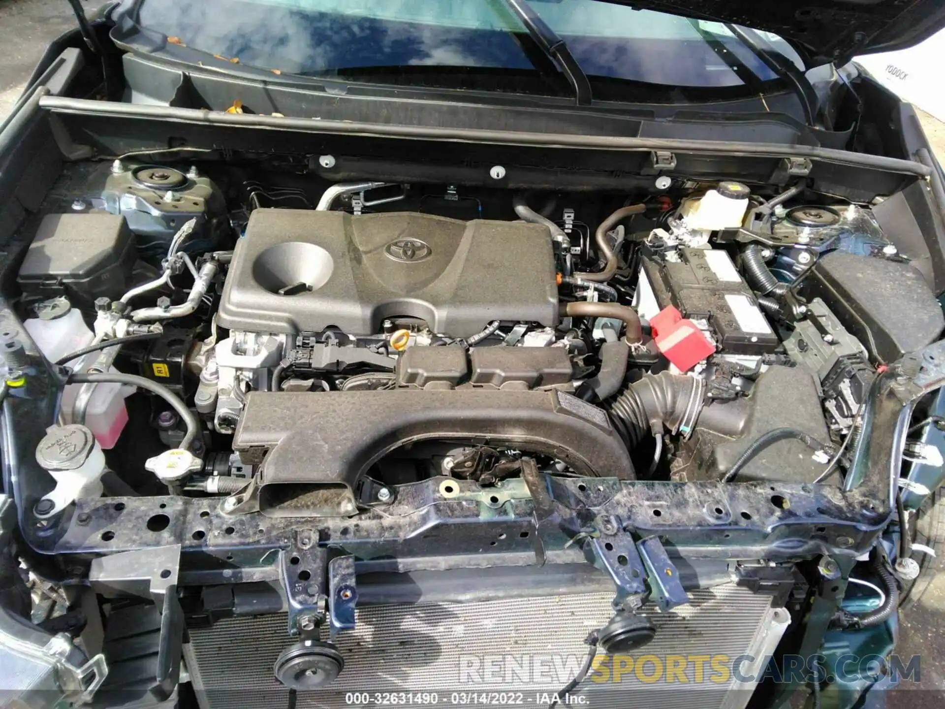 10 Фотография поврежденного автомобиля 2T3W1RFV5MW161797 TOYOTA RAV4 2021