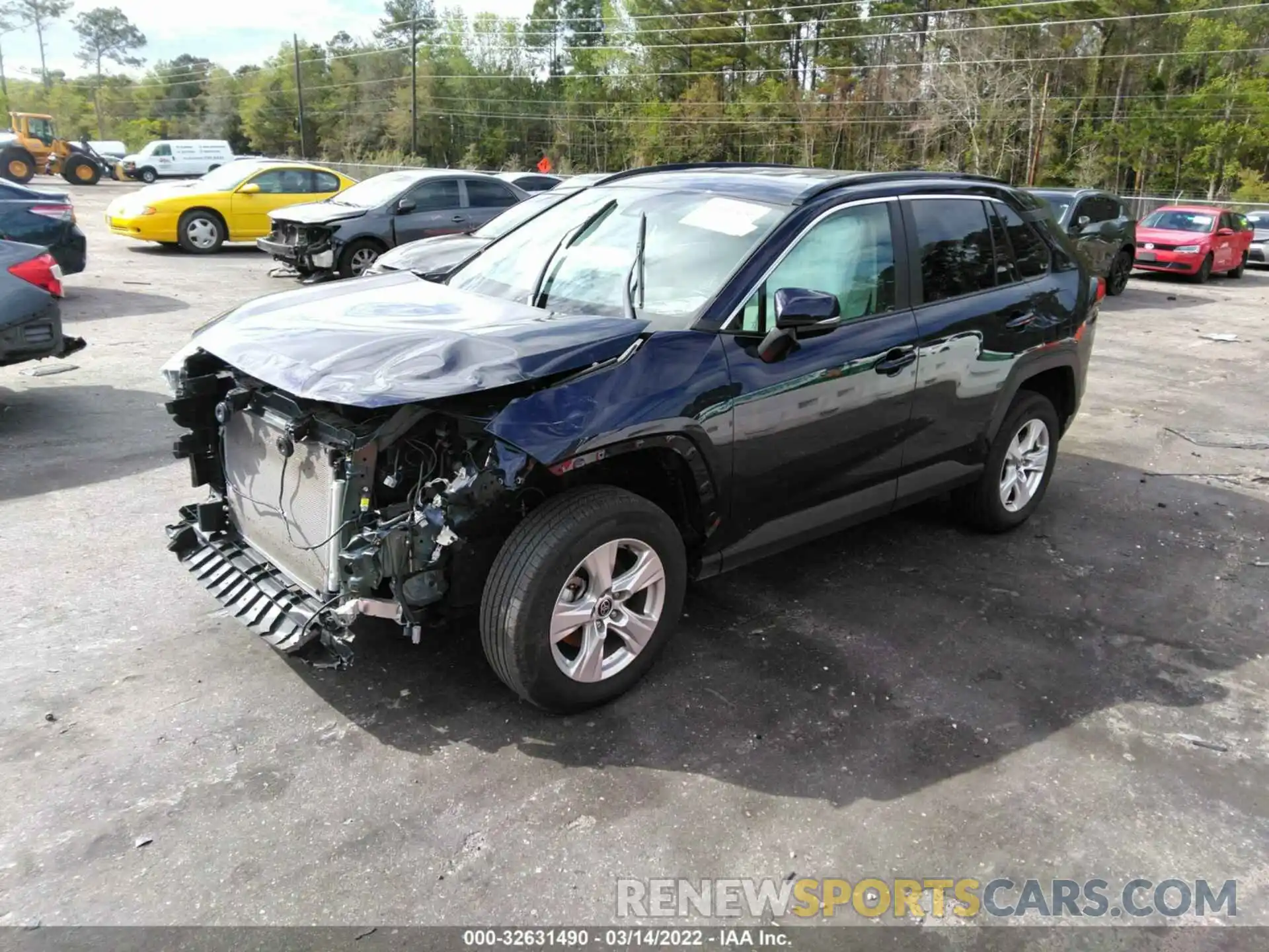 2 Photograph of a damaged car 2T3W1RFV5MW161797 TOYOTA RAV4 2021