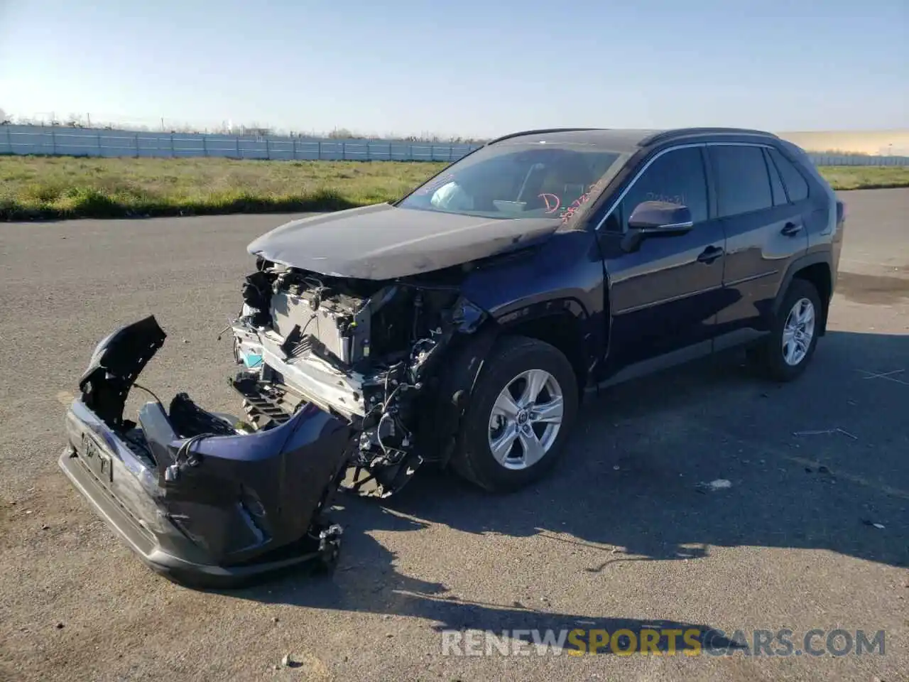 2 Photograph of a damaged car 2T3W1RFV5MW166725 TOYOTA RAV4 2021