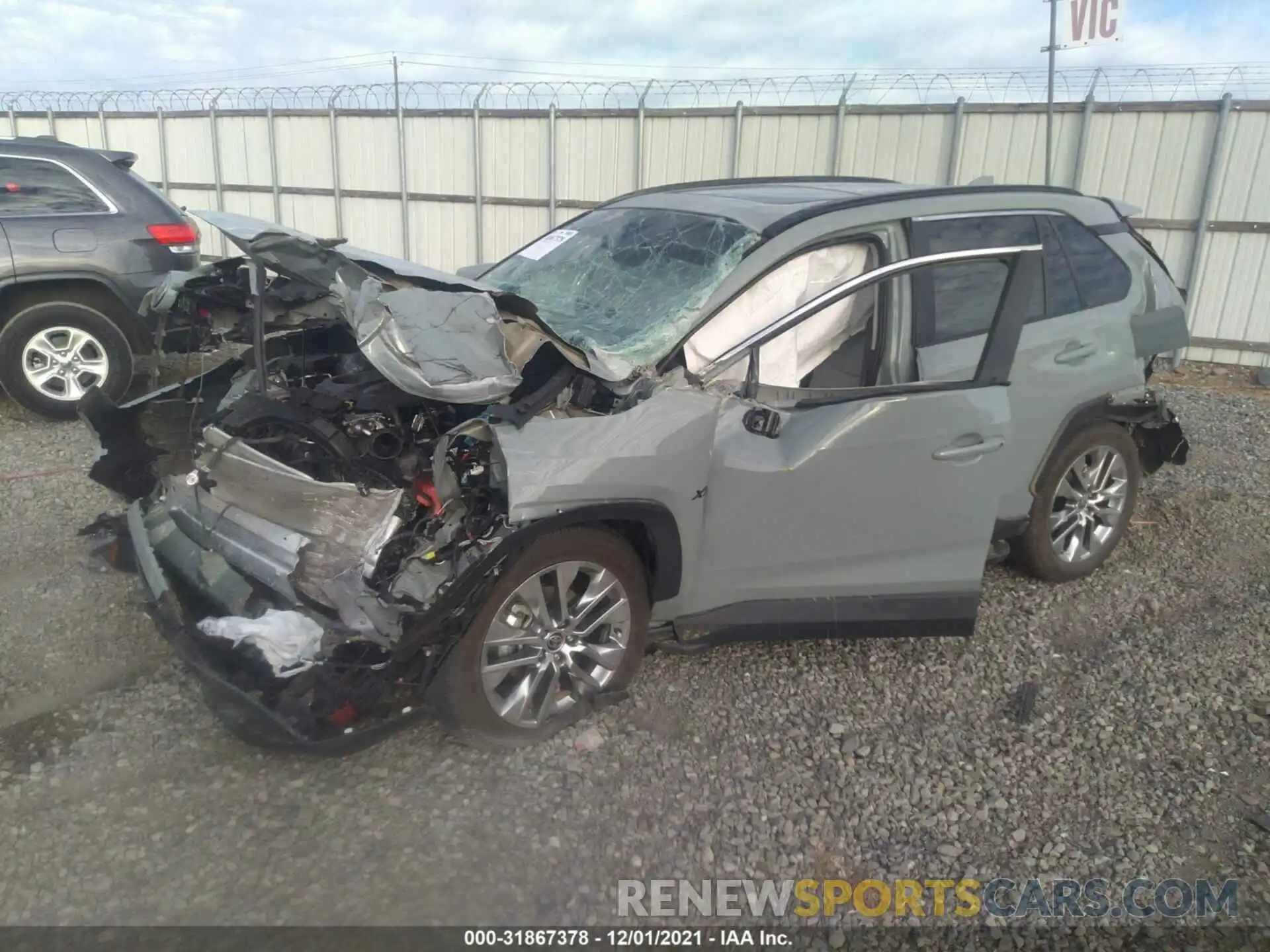 2 Photograph of a damaged car 2T3W1RFV5MW170595 TOYOTA RAV4 2021