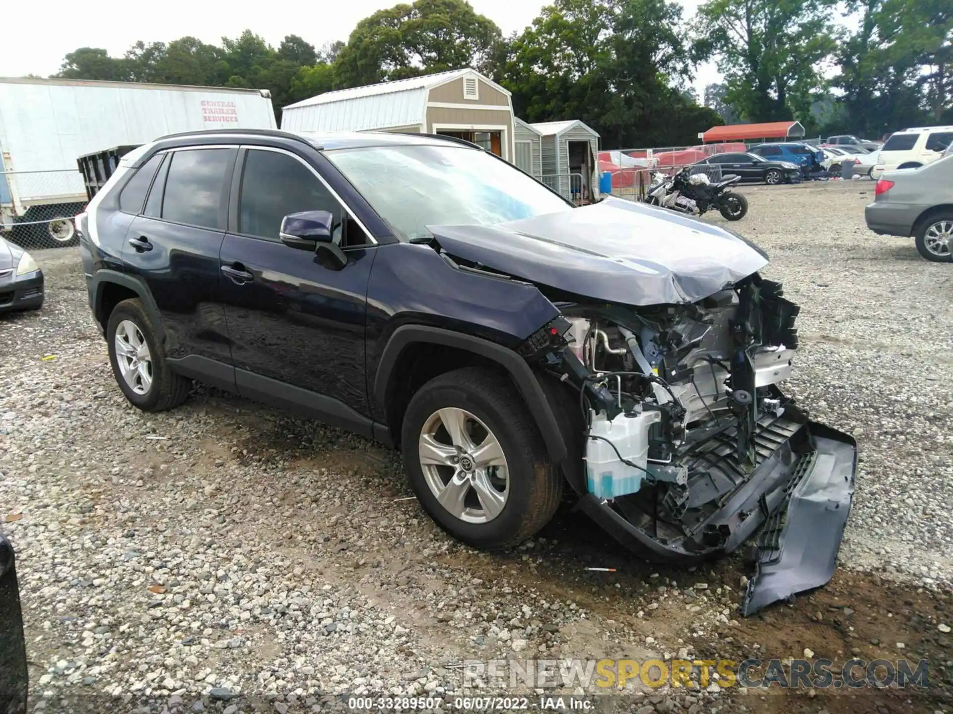 1 Photograph of a damaged car 2T3W1RFV5MW177238 TOYOTA RAV4 2021