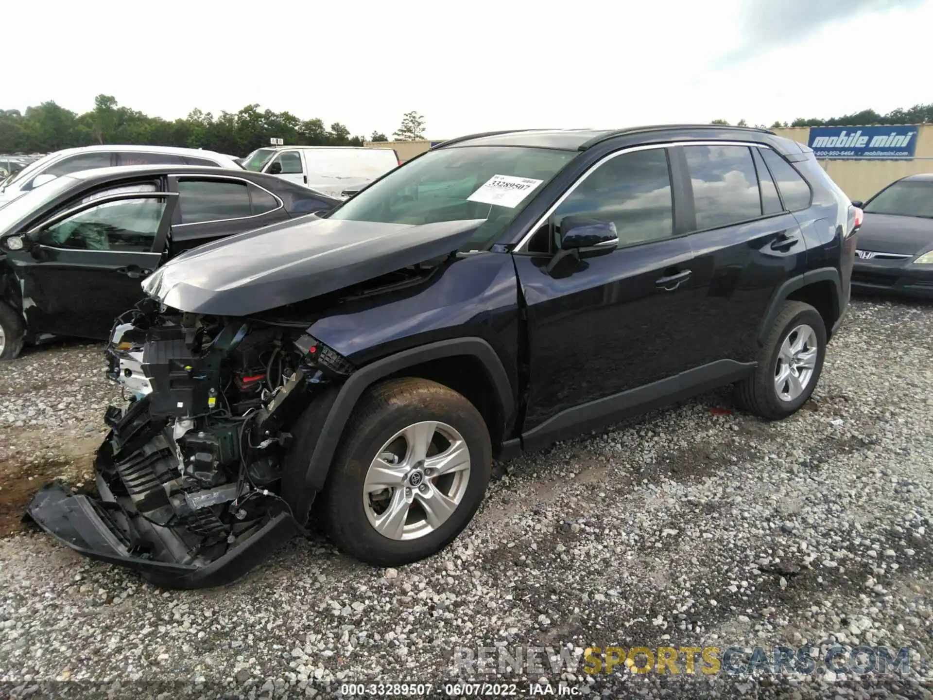 2 Photograph of a damaged car 2T3W1RFV5MW177238 TOYOTA RAV4 2021