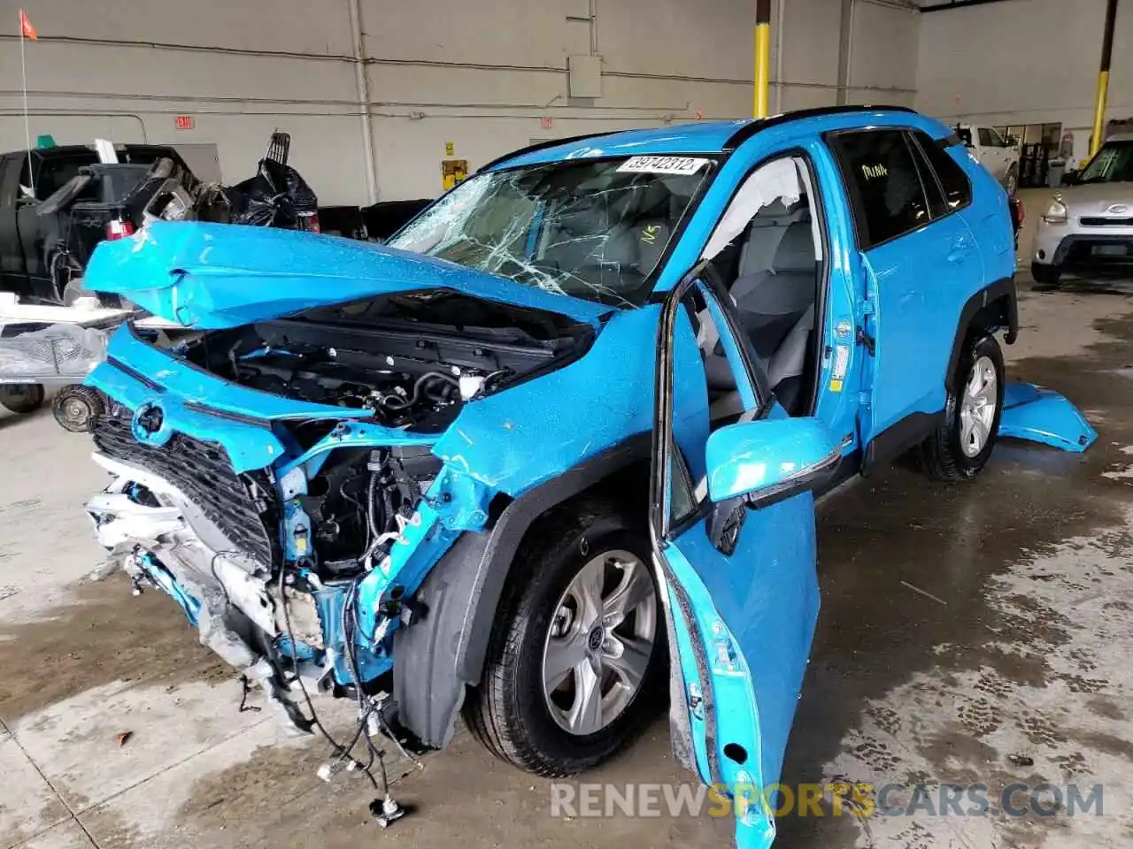 2 Photograph of a damaged car 2T3W1RFV5MW178714 TOYOTA RAV4 2021