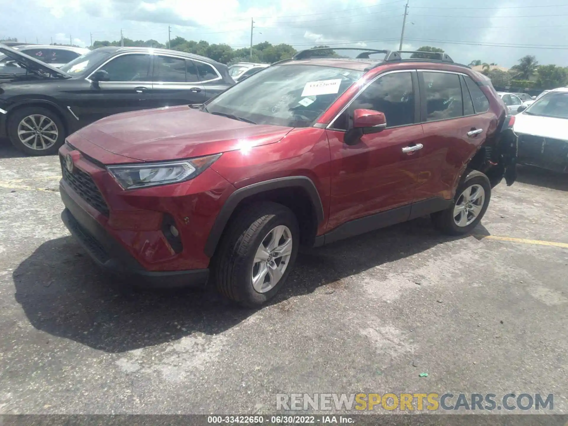 2 Photograph of a damaged car 2T3W1RFV5MW179412 TOYOTA RAV4 2021