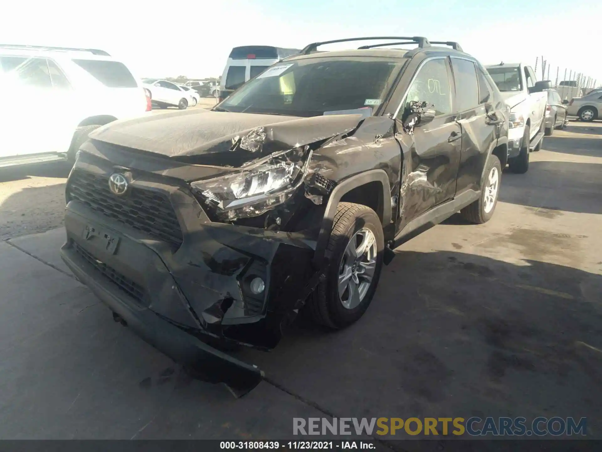 2 Photograph of a damaged car 2T3W1RFV6MC088019 TOYOTA RAV4 2021