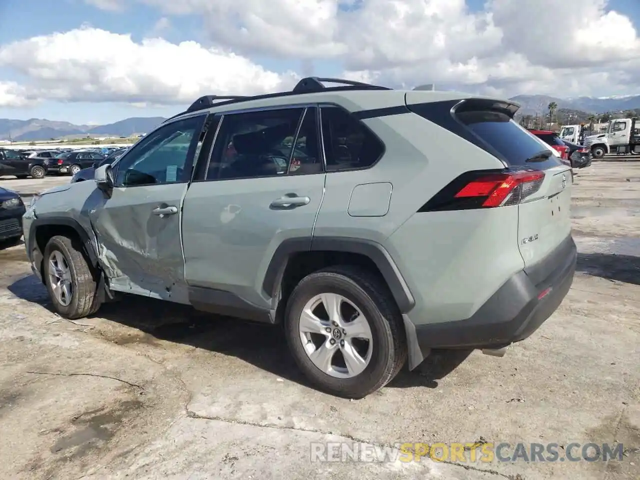 2 Photograph of a damaged car 2T3W1RFV6MC088389 TOYOTA RAV4 2021