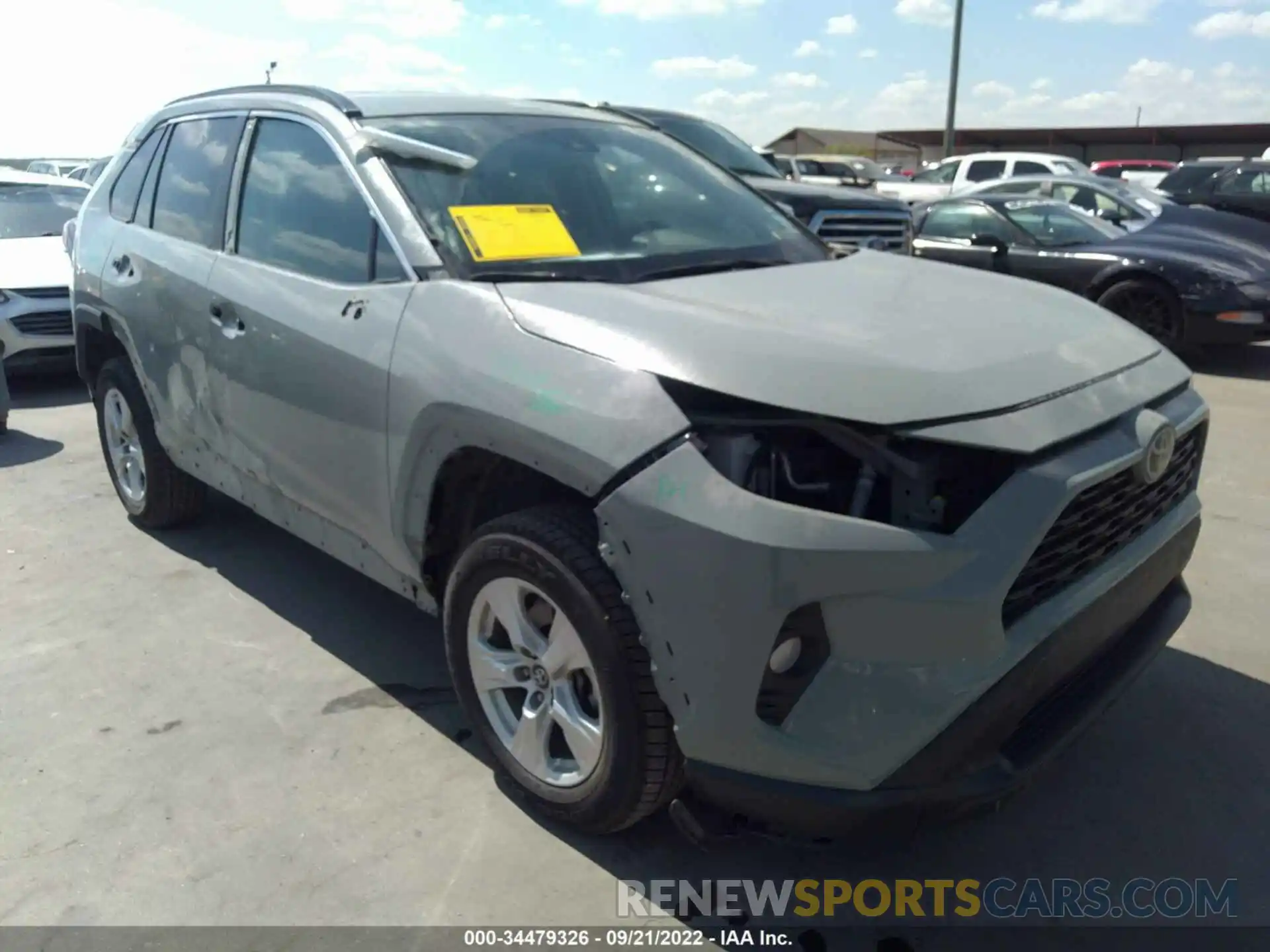 1 Photograph of a damaged car 2T3W1RFV6MC090739 TOYOTA RAV4 2021