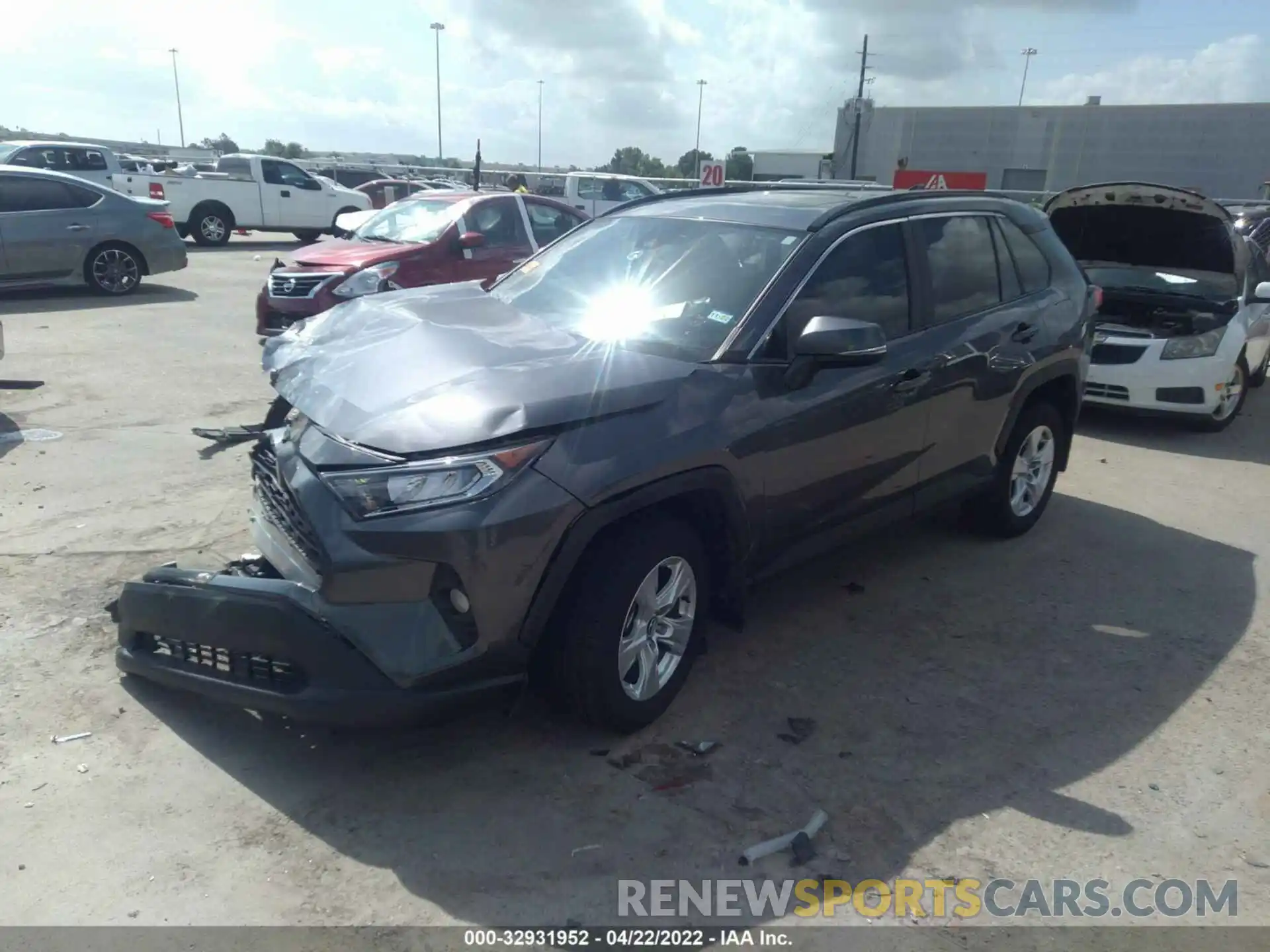 2 Фотография поврежденного автомобиля 2T3W1RFV6MC096685 TOYOTA RAV4 2021