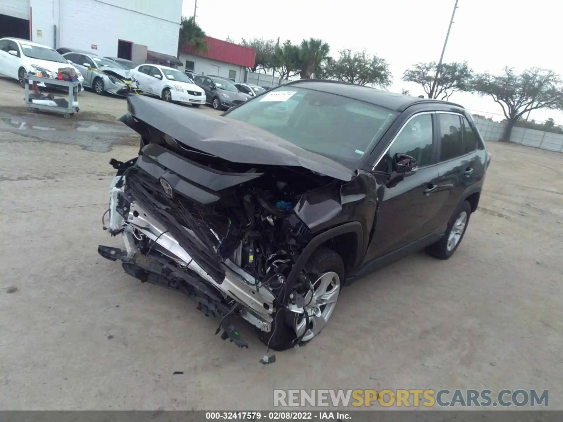 2 Photograph of a damaged car 2T3W1RFV6MC097237 TOYOTA RAV4 2021