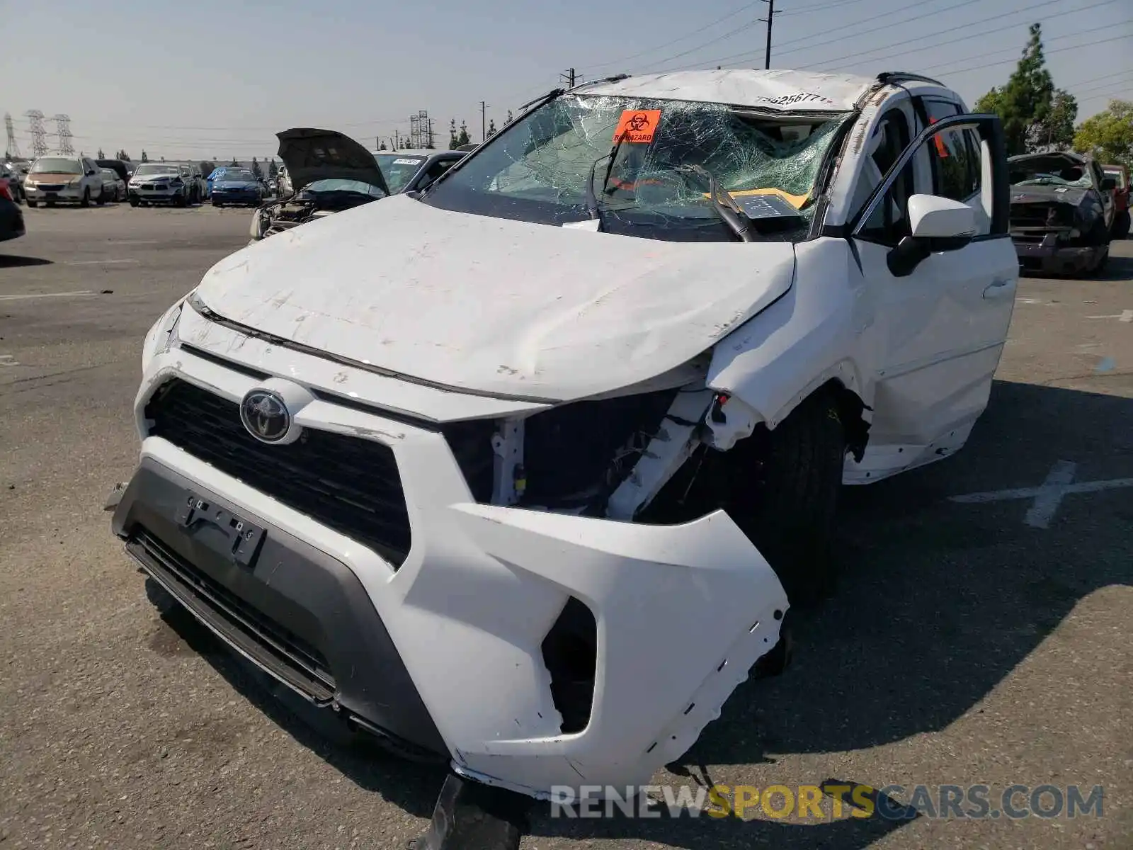 2 Photograph of a damaged car 2T3W1RFV6MC099053 TOYOTA RAV4 2021