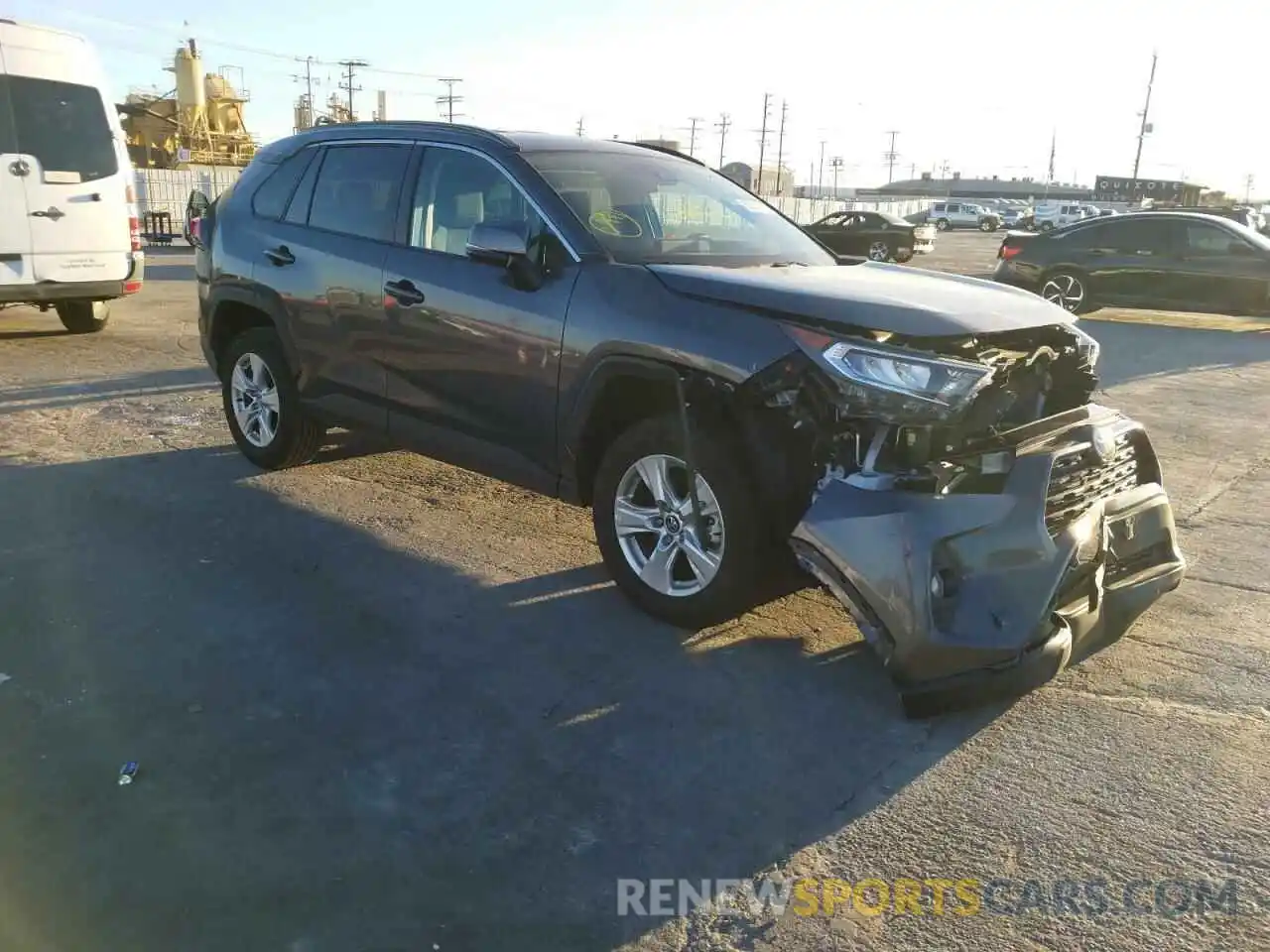 1 Photograph of a damaged car 2T3W1RFV6MC099943 TOYOTA RAV4 2021