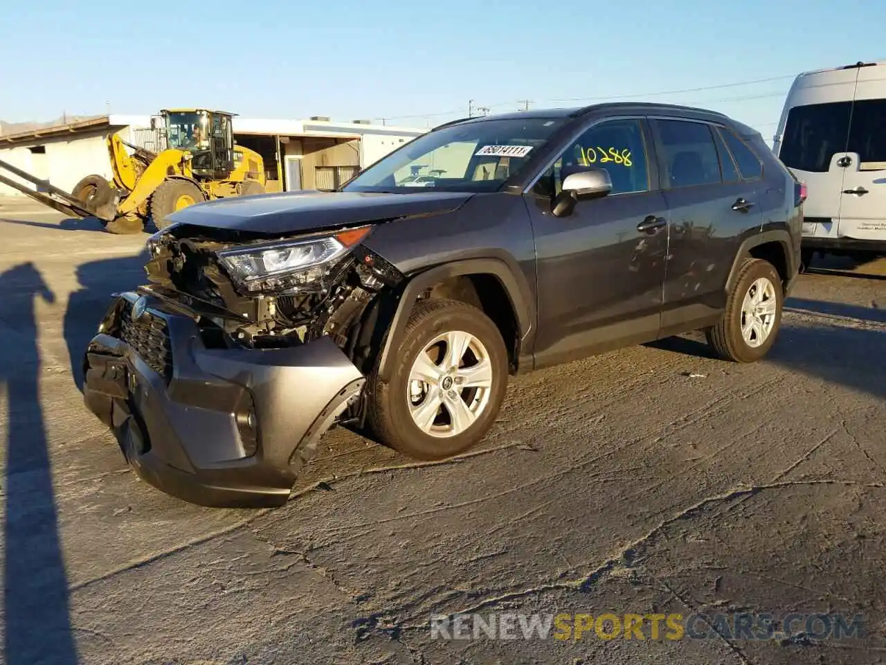 2 Photograph of a damaged car 2T3W1RFV6MC099943 TOYOTA RAV4 2021