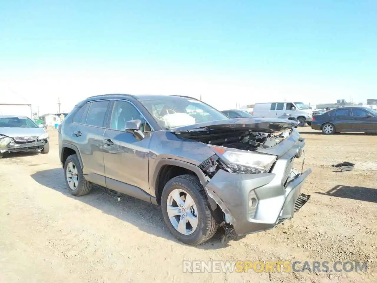 1 Photograph of a damaged car 2T3W1RFV6MC100458 TOYOTA RAV4 2021