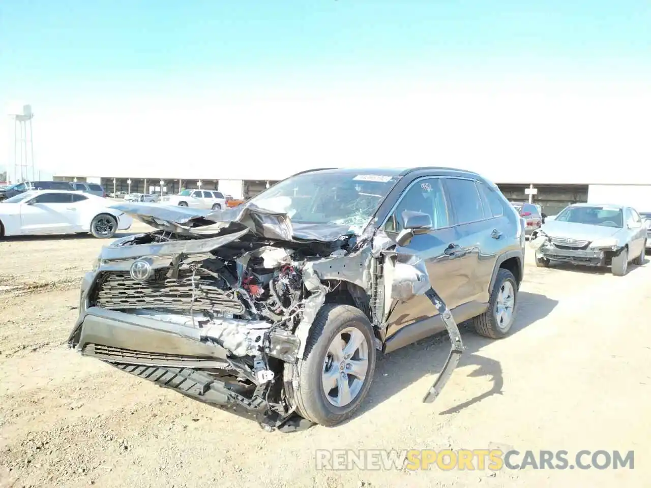 2 Photograph of a damaged car 2T3W1RFV6MC100458 TOYOTA RAV4 2021