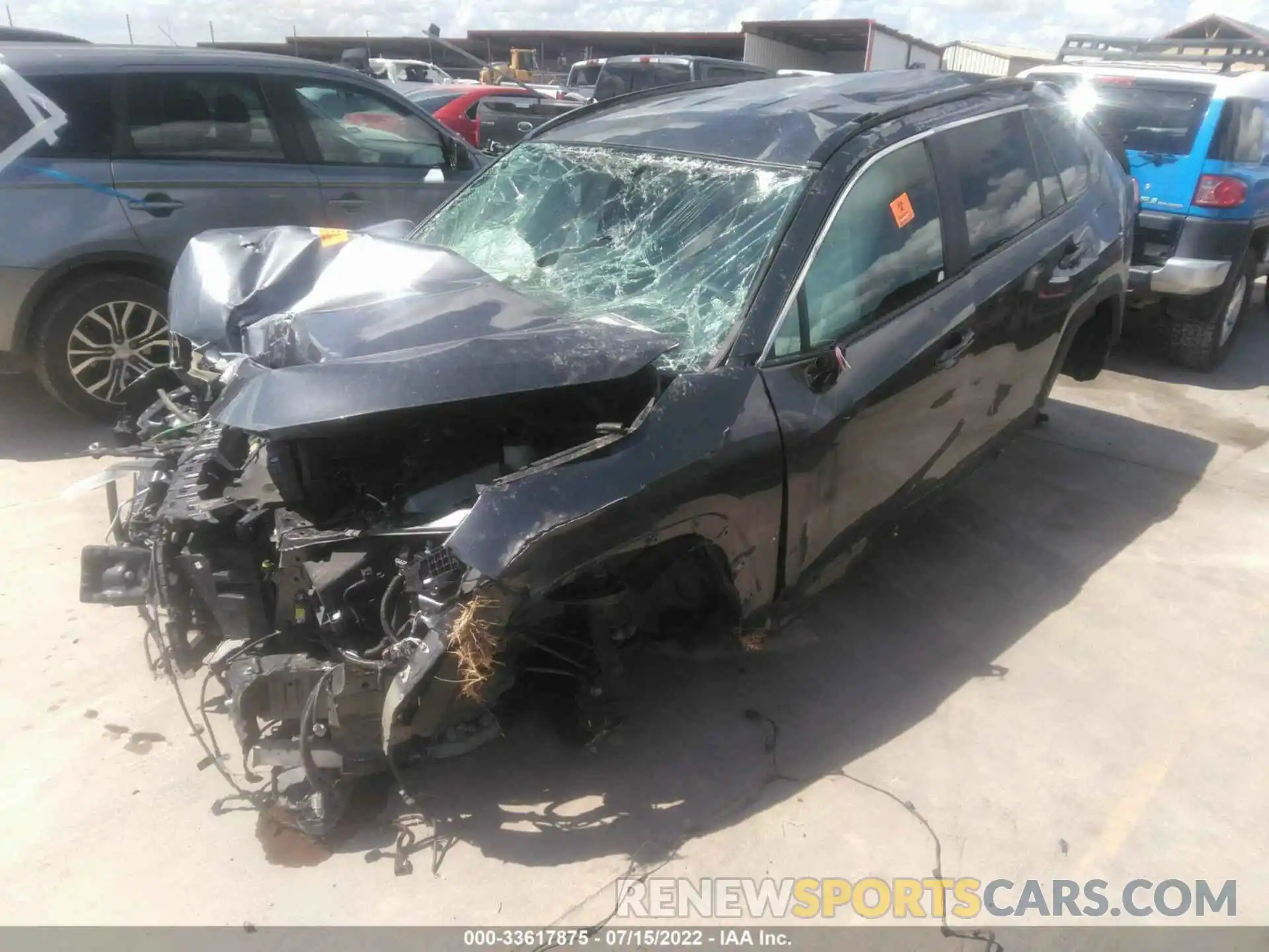 6 Фотография поврежденного автомобиля 2T3W1RFV6MC101528 TOYOTA RAV4 2021