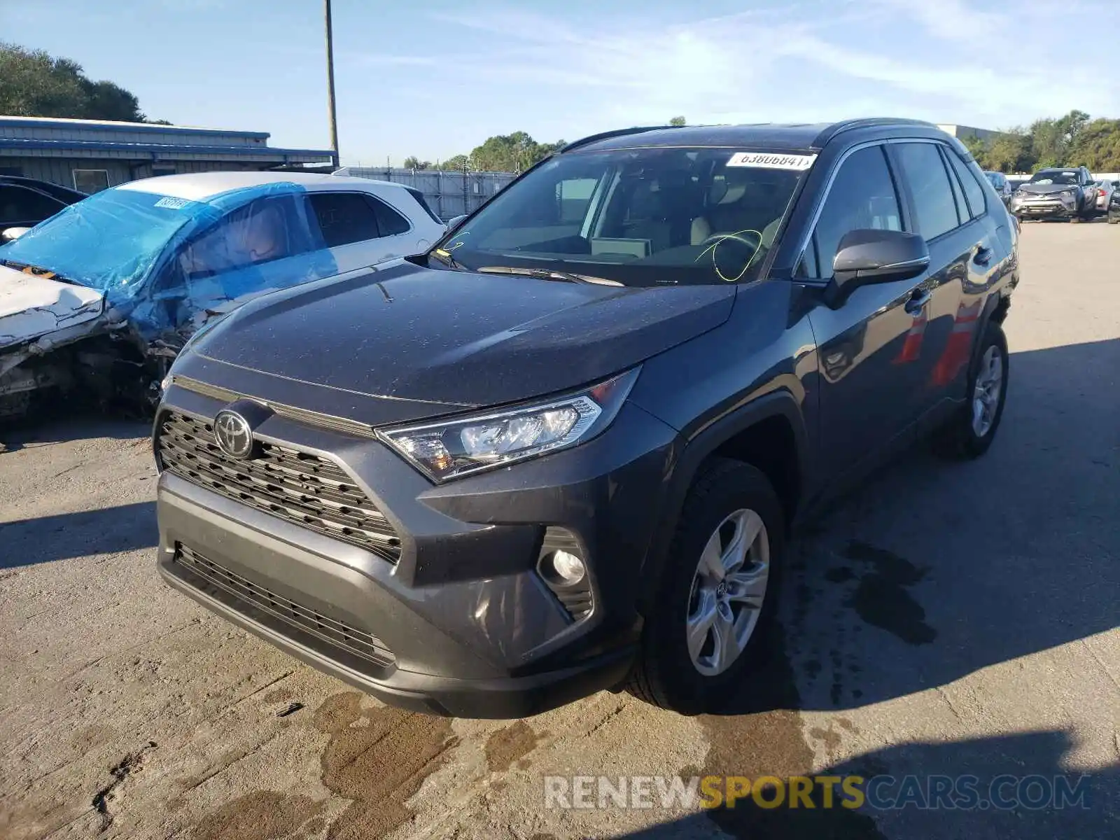 2 Photograph of a damaged car 2T3W1RFV6MC105417 TOYOTA RAV4 2021