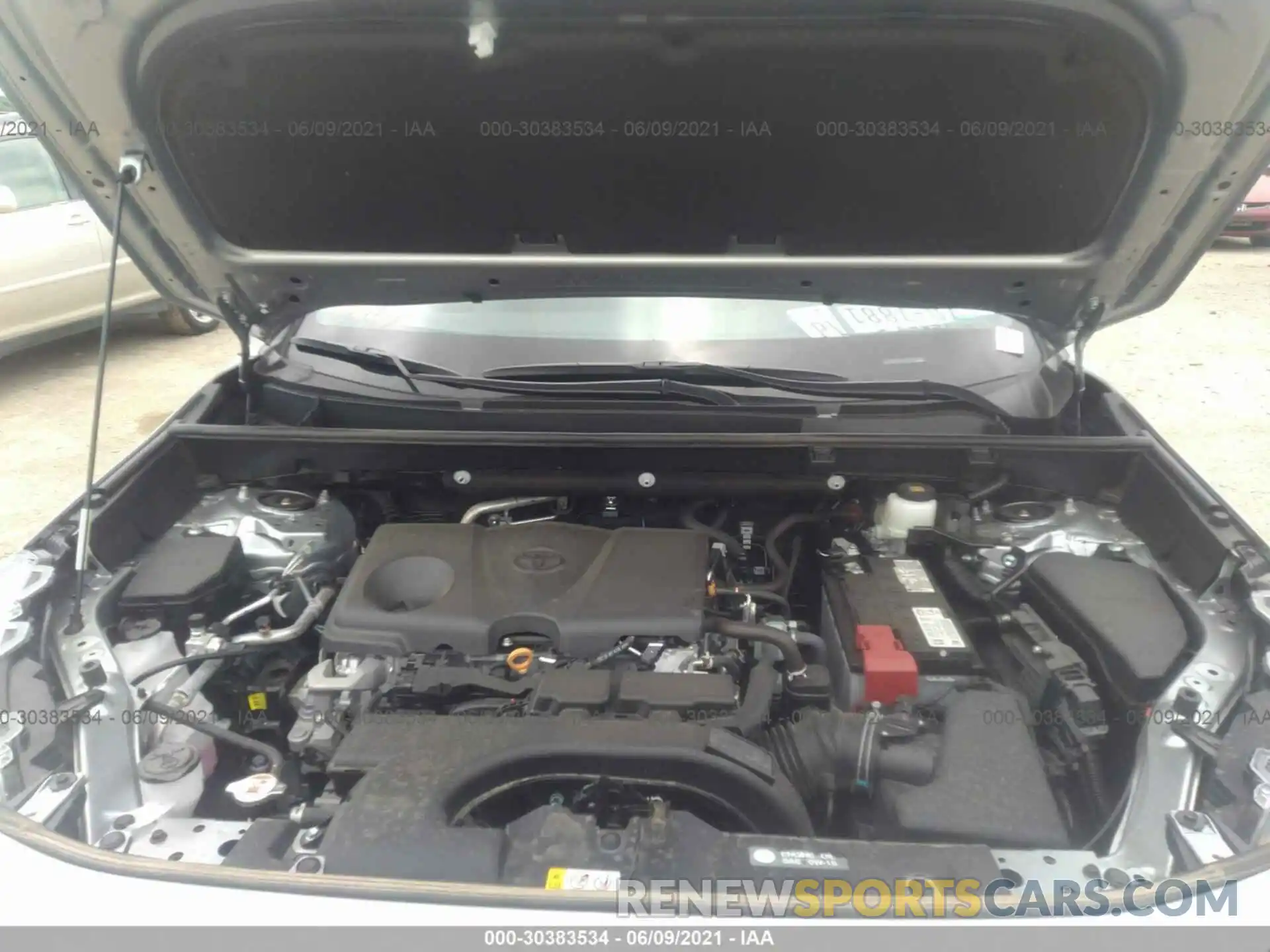 10 Фотография поврежденного автомобиля 2T3W1RFV6MC111346 TOYOTA RAV4 2021