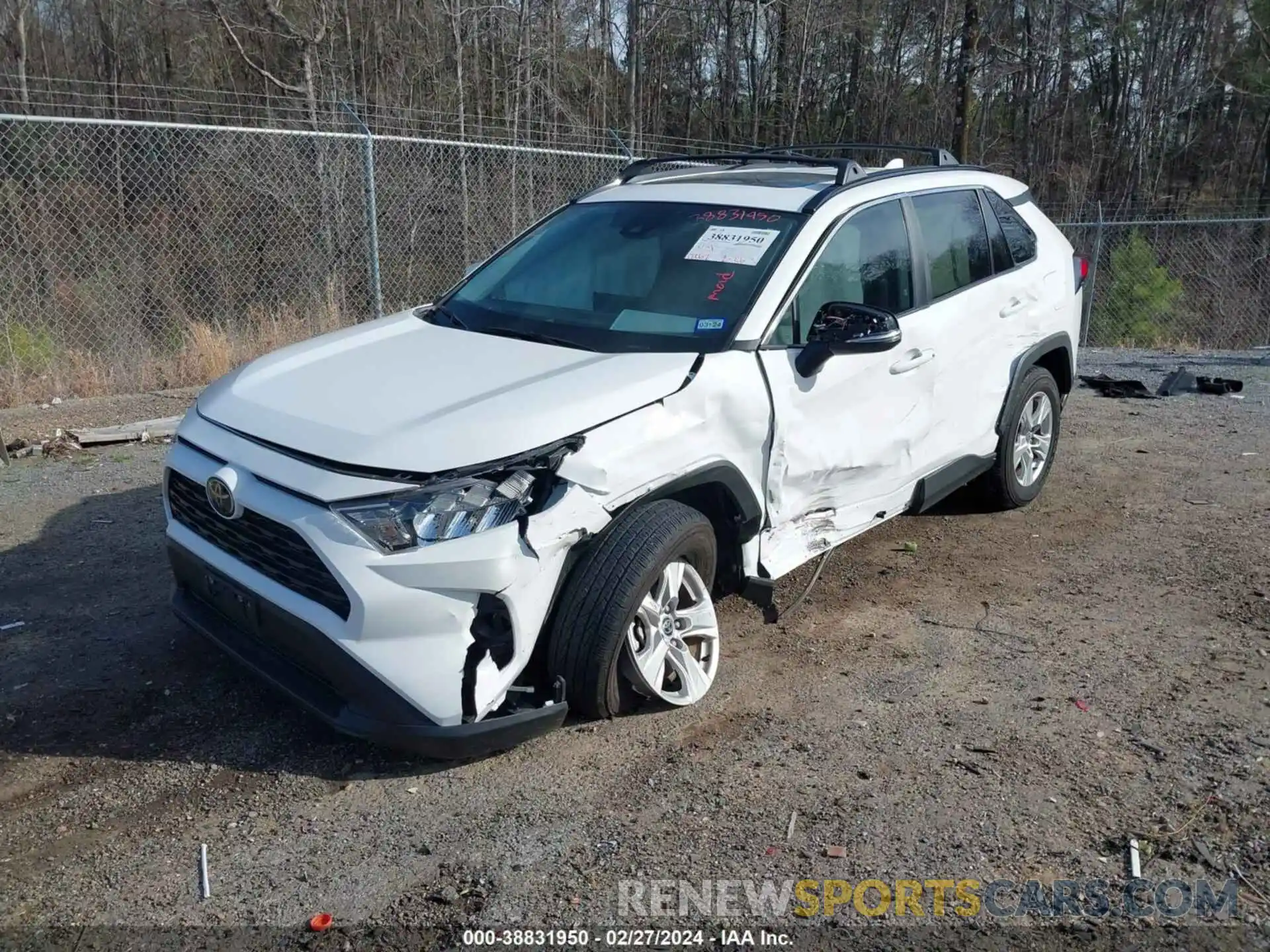 2 Photograph of a damaged car 2T3W1RFV6MC113825 TOYOTA RAV4 2021