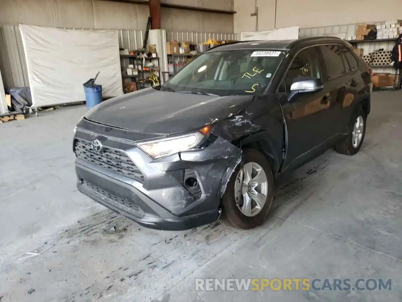 2 Photograph of a damaged car 2T3W1RFV6MC117504 TOYOTA RAV4 2021