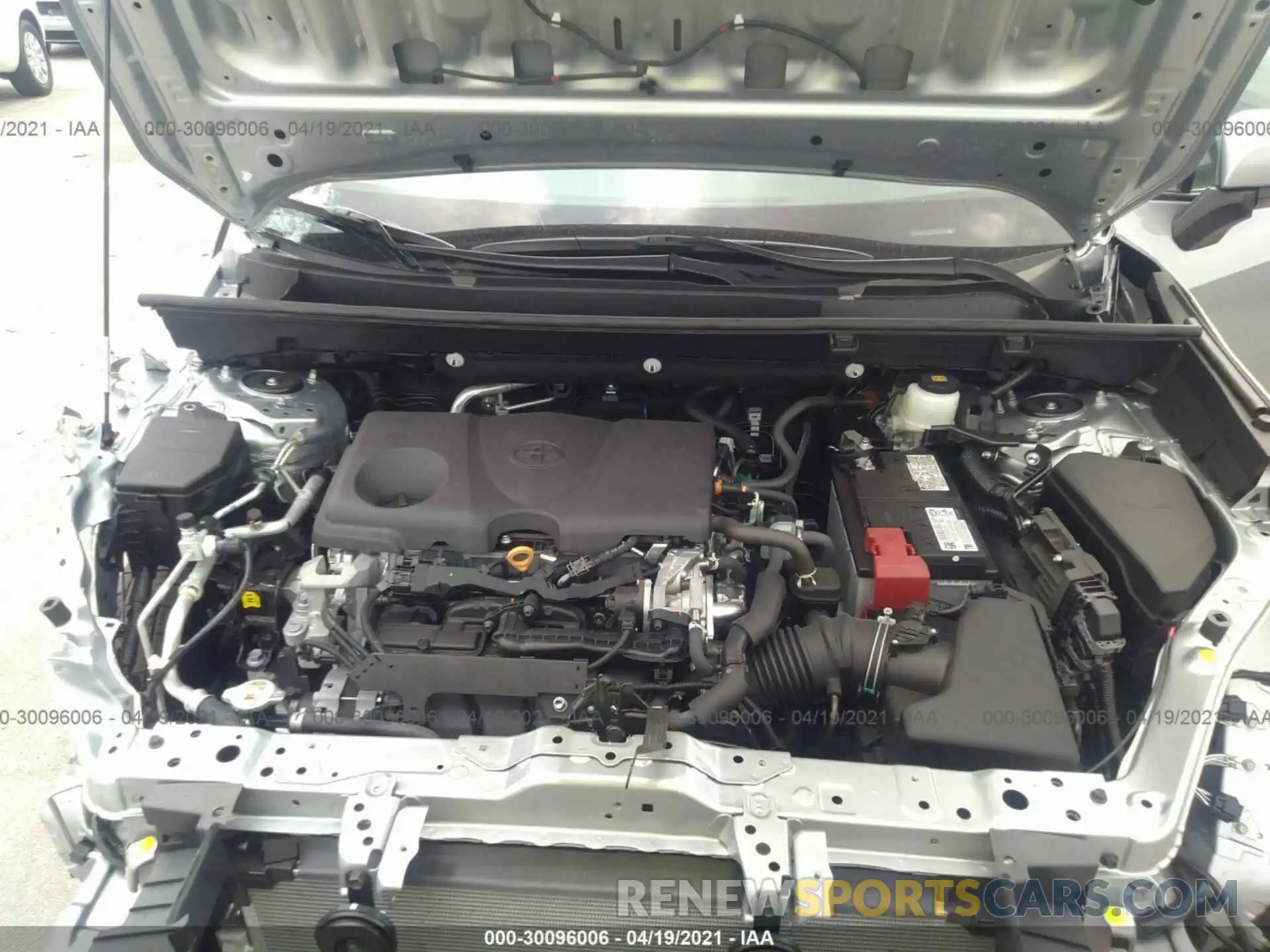 10 Фотография поврежденного автомобиля 2T3W1RFV6MC124176 TOYOTA RAV4 2021