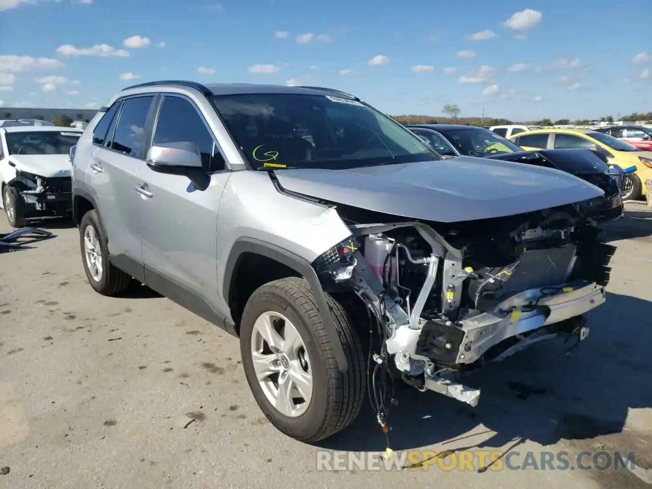 1 Photograph of a damaged car 2T3W1RFV6MC127594 TOYOTA RAV4 2021