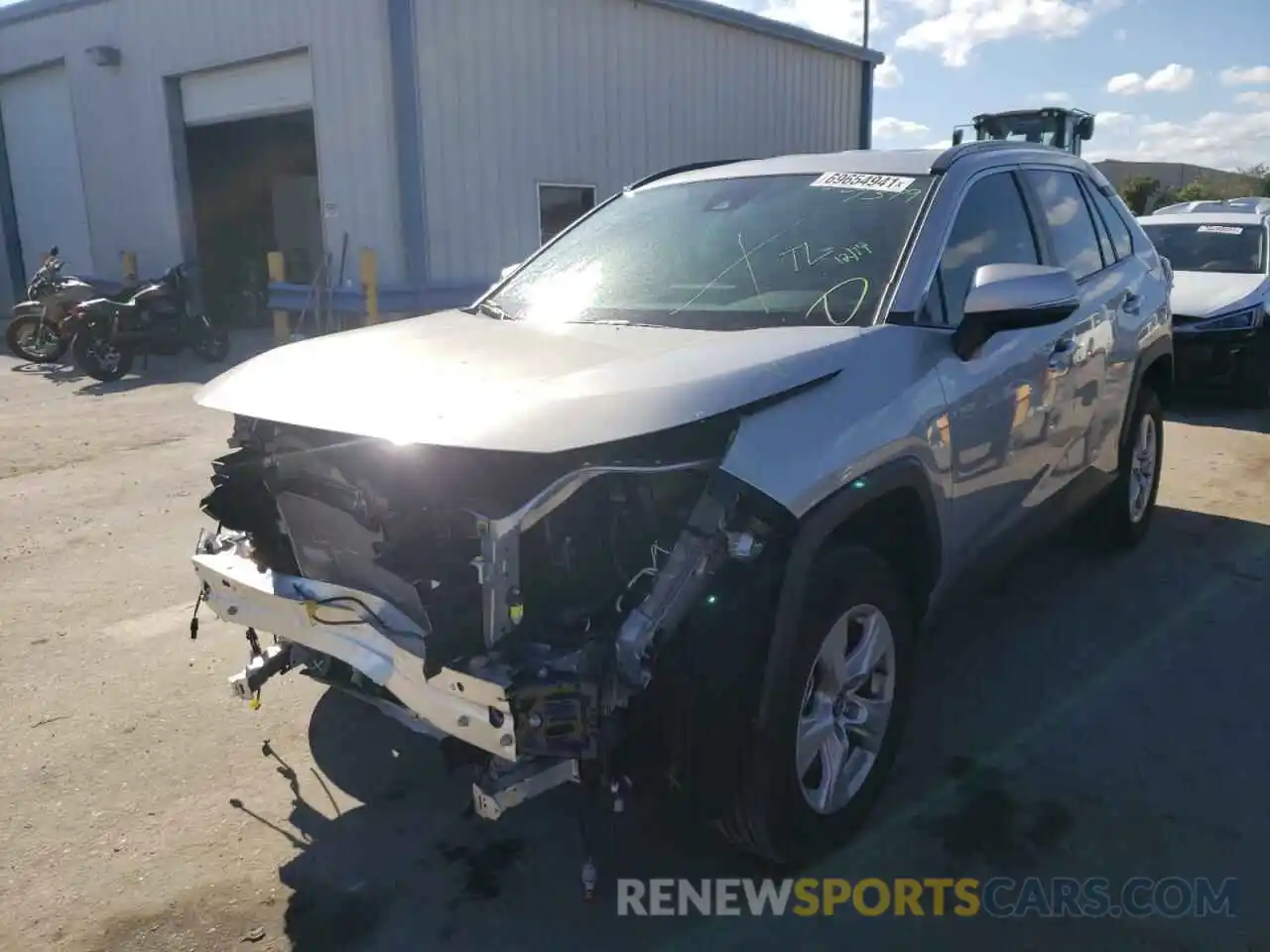 2 Photograph of a damaged car 2T3W1RFV6MC127594 TOYOTA RAV4 2021