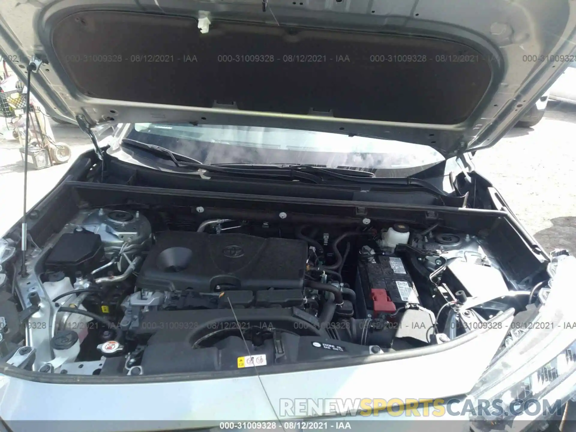 10 Фотография поврежденного автомобиля 2T3W1RFV6MC132357 TOYOTA RAV4 2021