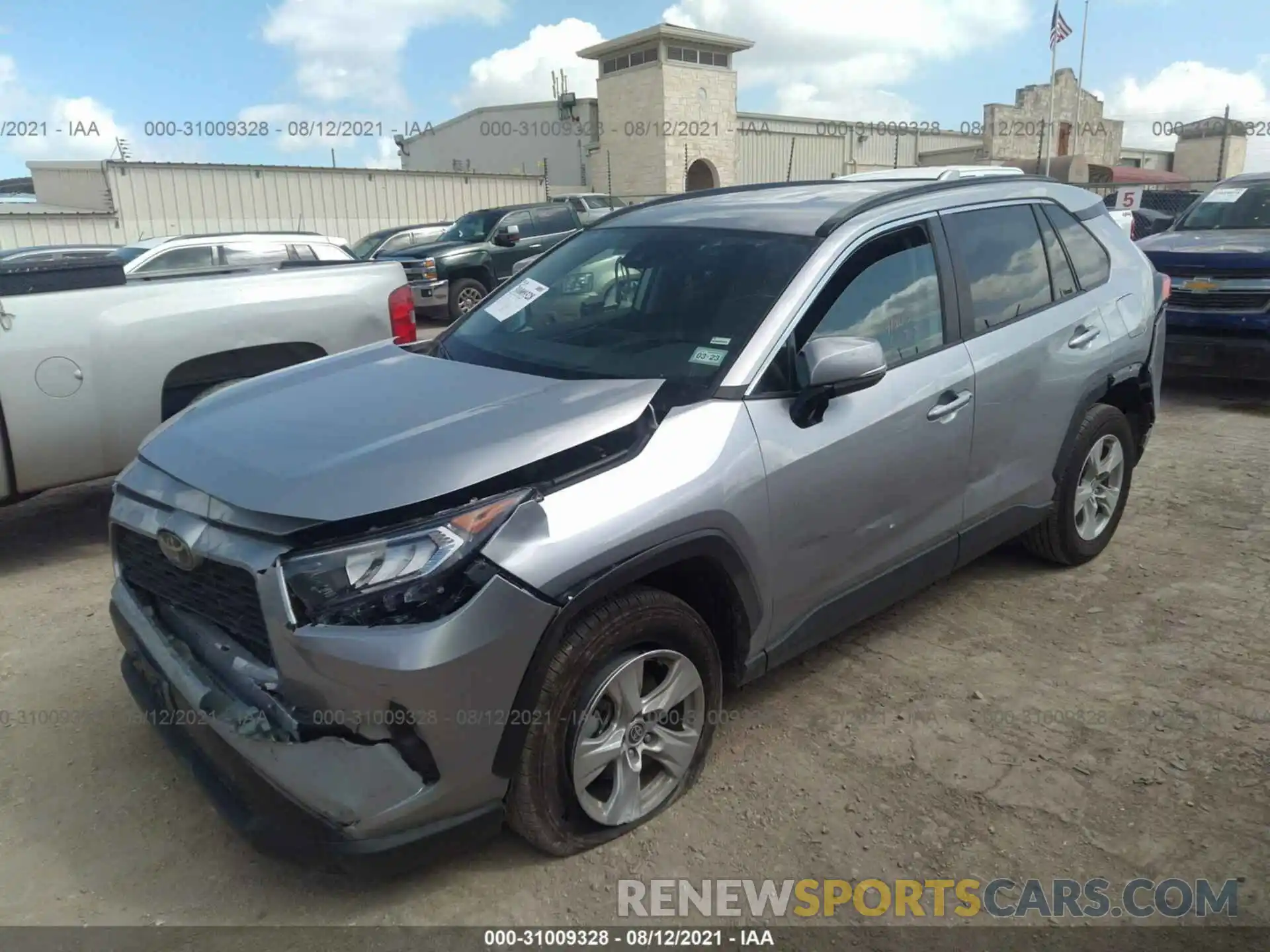 2 Photograph of a damaged car 2T3W1RFV6MC132357 TOYOTA RAV4 2021