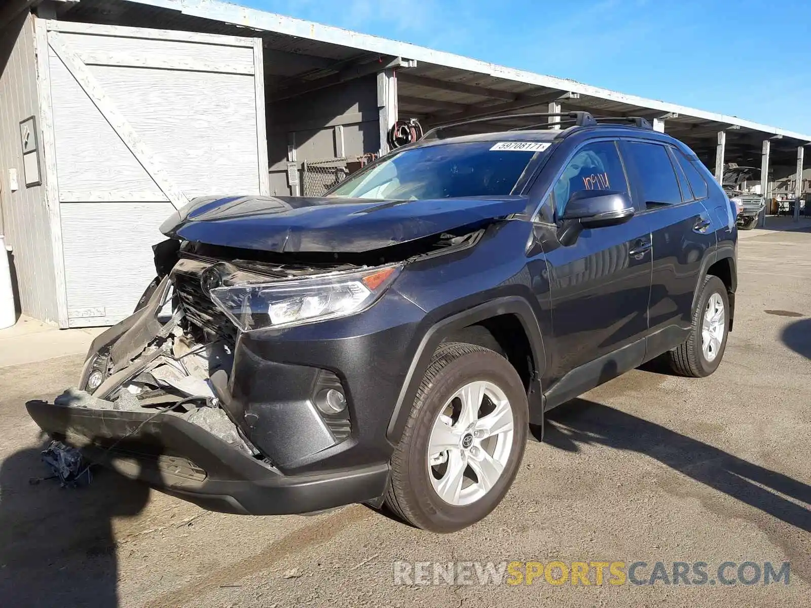 2 Photograph of a damaged car 2T3W1RFV6MC133492 TOYOTA RAV4 2021