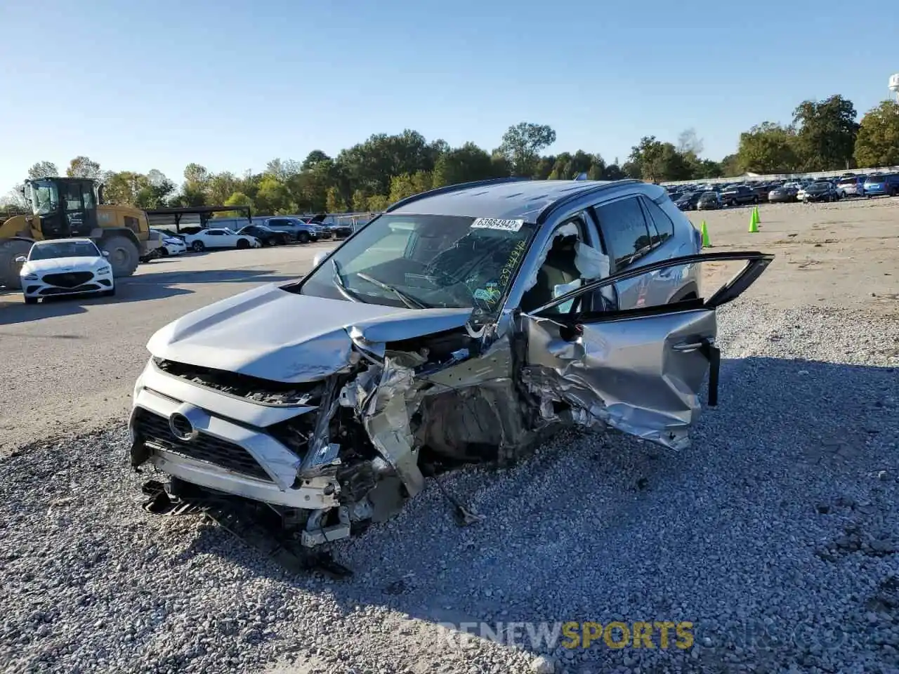 2 Photograph of a damaged car 2T3W1RFV6MC143178 TOYOTA RAV4 2021