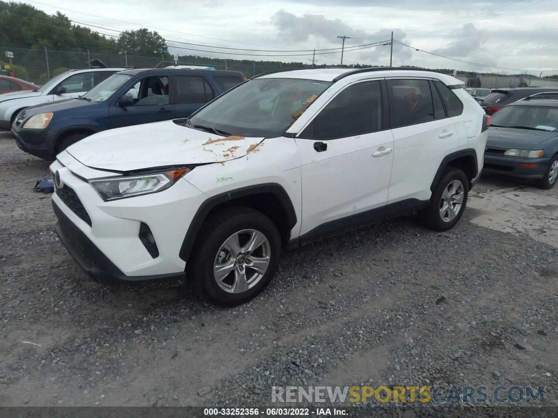 2 Photograph of a damaged car 2T3W1RFV6MC158165 TOYOTA RAV4 2021