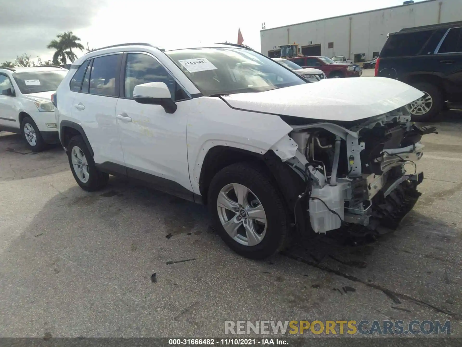 1 Photograph of a damaged car 2T3W1RFV6MW107960 TOYOTA RAV4 2021